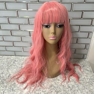 Sale!! Gorgeous Pastel pink, Natural Look & Feel heat resistant Long wig NEW!!